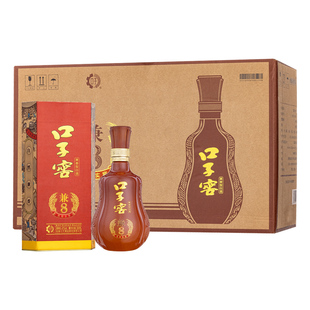 口子窖 兼8 兼香型 41° 500ml*4 整箱装 兼香型安徽纯粮口粮白酒