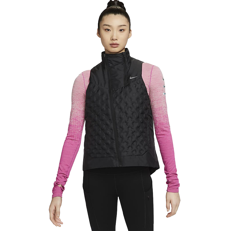 【自营】NIKE耐克羽绒马甲女子冬新款保暖轻薄运动背心FB7607-010