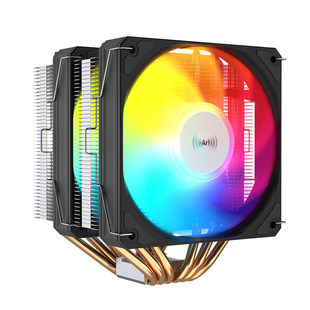 雅浚E6 v3 cpu风冷散热器雅俊B6电脑六热铜管双塔机箱静音amd风扇