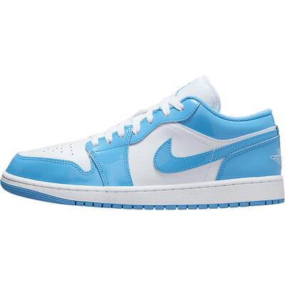 Jordan北卡蓝篮球鞋Nike耐克男鞋AJ1复古板鞋防水皮面低帮运动鞋