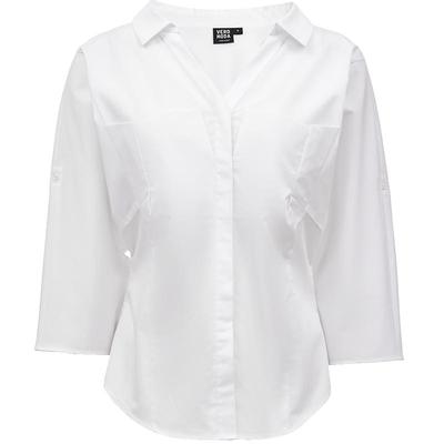 VeroModa七分袖修身通勤衬衫