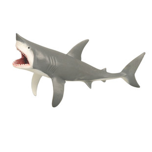 儿童仿真鲨鱼海洋世界动物海底生物鱼模型软胶海龟章鱼大白鲨玩具