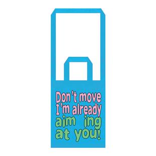 Talktokey(TTO) 趣味字体 通勤百搭多巴胺单肩斜跨彩色帆布包袋