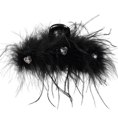 升级版不掉毛蓬松纯欲羽毛抓夹