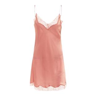 今夕何夕睡衣女性感2026年新款秋季冰丝高级感纯欲风蕾丝吊带睡裙