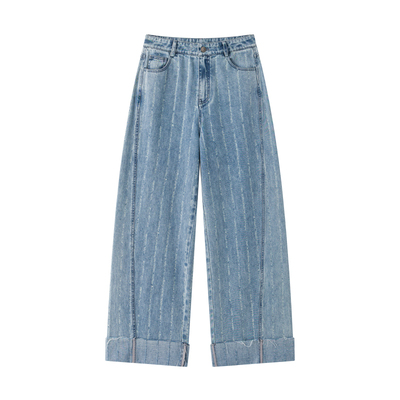 CHICJOJO个性破洞牛仔裤