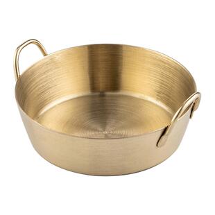 onlycook 304不锈钢味碟双耳火锅蘸料碗烤肉调料酱料小菜碟子盘子