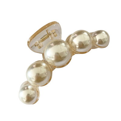 珍珠东大门名媛发夹高级感洗澡