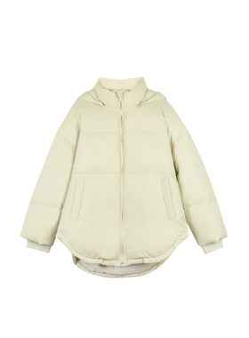 solighter立领连帽短款羽绒服