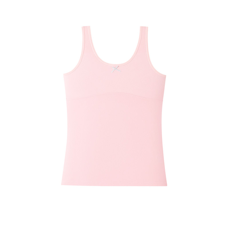 女童小背心内衣防凸点儿童发育期学生初中少女13岁纯棉大童小学生