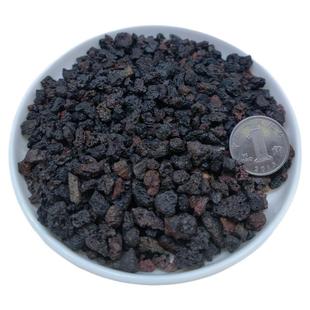 天然黑色火山石头颗粒微酸矿物岩黑色火山岩鱼缸水族造景专用底砂