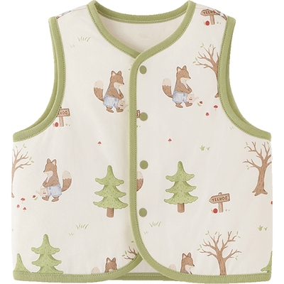 英氏背心男女童秋冬款夹棉马夹