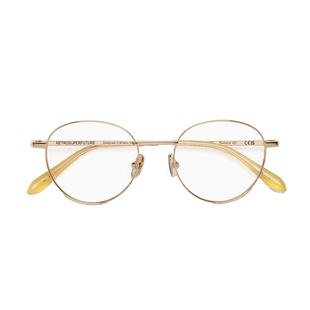 RETROSUPERFUTURE阿梅同款光学眼镜框2025新款RSF Numero137金色