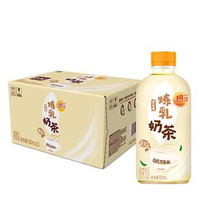 康师傅炼乳奶茶350ml*12瓶整箱炼乳聚会即饮休闲下午茶饮品