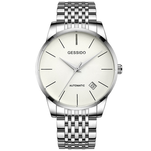 正品名牌手表男款潮流简约时尚镂空全自动纯机械表钢带防水男表新