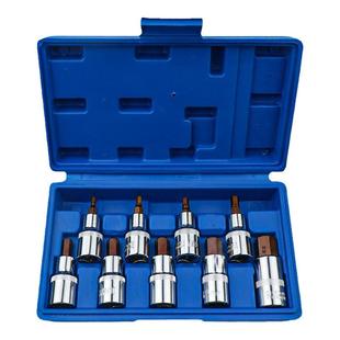 开拓1/2大飞内六角套筒头扭力扳手风炮梅花六角批头t50t40t30旋具