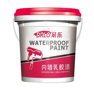 环保内墙乳胶漆室内家用白色自刷粉墙漆涂料彩色油漆墙面修复无味