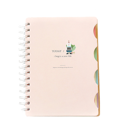 A5侧翻线圈本加厚简约小清新