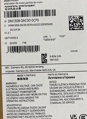 【询价】3RK1308-0AC00-0CP0ET200SP电机适用