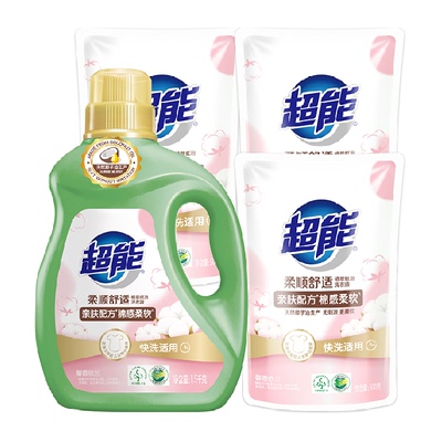 植翠亲肤洗衣液超能天然椰油