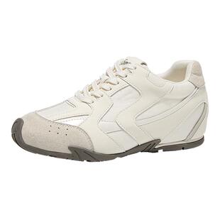 15mins内增高德训鞋女款2026新款夏季网面透气休闲运动徒步阿甘鞋