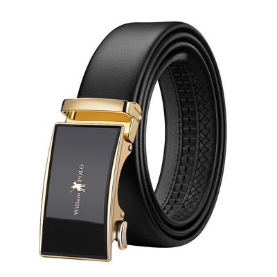 皮带Williampolo头层牛皮男礼物