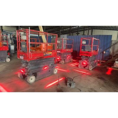 叉车警示边界灯安全区域倒车激光一警示直线指示示字范围蓝光廊红