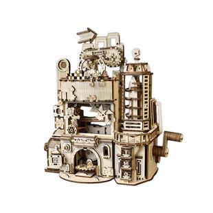游戏工厂木质拼装模型积木3D立体拼图高级感成人手工DIY玩具礼物