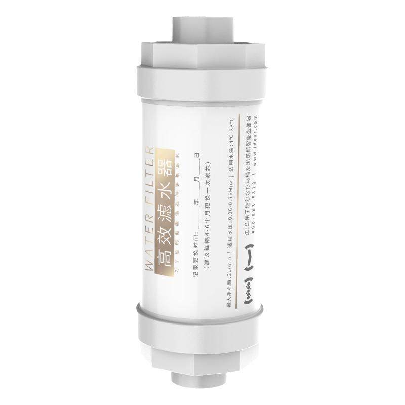 适配海尔玉玺GL103 GL105智能马桶盖过滤器4分直通净水滤芯通用款