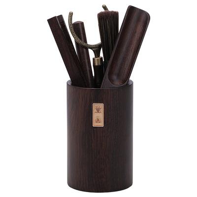 黑檀茶道六君子套装茶具配件