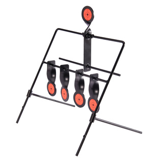 户外弹弓靶子金属自动复位靶练习靶地靶箱射击瞄准靶弹弓室内靶子