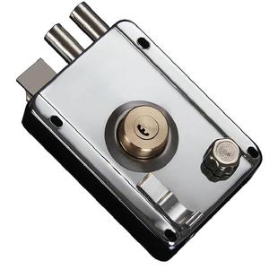 外装防盗门锁普通家用不锈钢门锁卧室宿舍大门老式防盗锁通用型