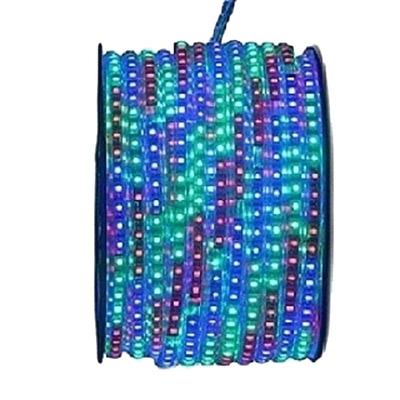 led七彩跑马灯带流水扁四线小象