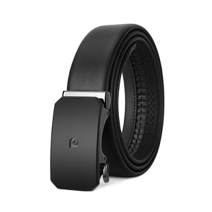 皮尔卡丹男士皮带真皮自动扣男式腰带商务简约头层牛皮裤腰带新款