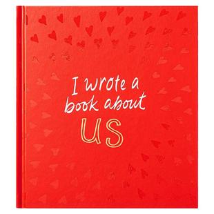 我写了本关于我们的书 I Wrote a Book About Us 爱情故事回忆记录 M. H. Clark 英文原版创意礼品书籍 可单拍