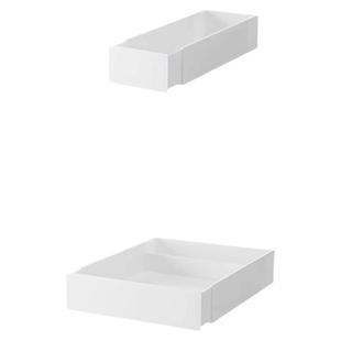 日本抽屉式收纳盒化妆品桌面杂物办公室工位神器多功能分隔盒子