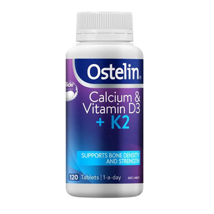 2件价澳洲直邮 Ostelin 奥斯特林成人维生素D3+K2钙片60片1天1粒