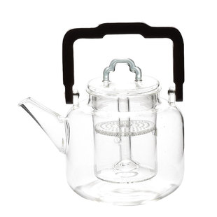 禾器玻璃耐高温果茶煮茶壶可明火高档家用2025新款雅韵壶提梁壶