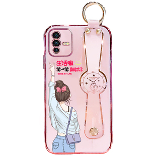 适用vivos12手机壳新款vivos12pro女款软壳s12生活嘛腕带s12pro手机壳卡通个性原创硅胶防摔创意全包保护套