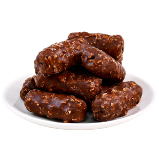 夹心坚果花生能量棒巧克力果仁棒长条休闲小零食批发（代可可脂）