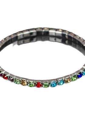 弹力水钻新娘结婚手链珍珠手环