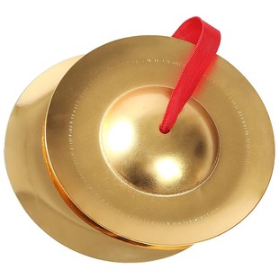 奥尔夫打击乐器铜镲儿童三句半道具舞台表演大小纯响锣鼓拇指手镲