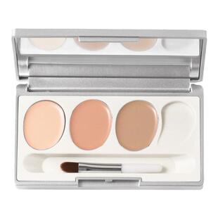 NOVO三色遮瑕膏防汗遮盖斑点黑眼圈痘印不卡粉高光提亮修容盘学生