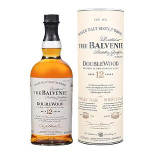 百富12年双桶700ML斯佩塞单一麦芽苏格兰威士忌 海外正品进口洋酒