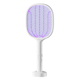 雅格2026年新品电蚊拍充电式家用强力自动灭蚊灯二合一蚊子苍蝇拍