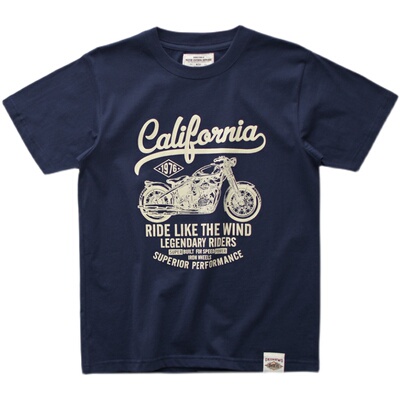 200g轻重美式复古圆领短袖t恤