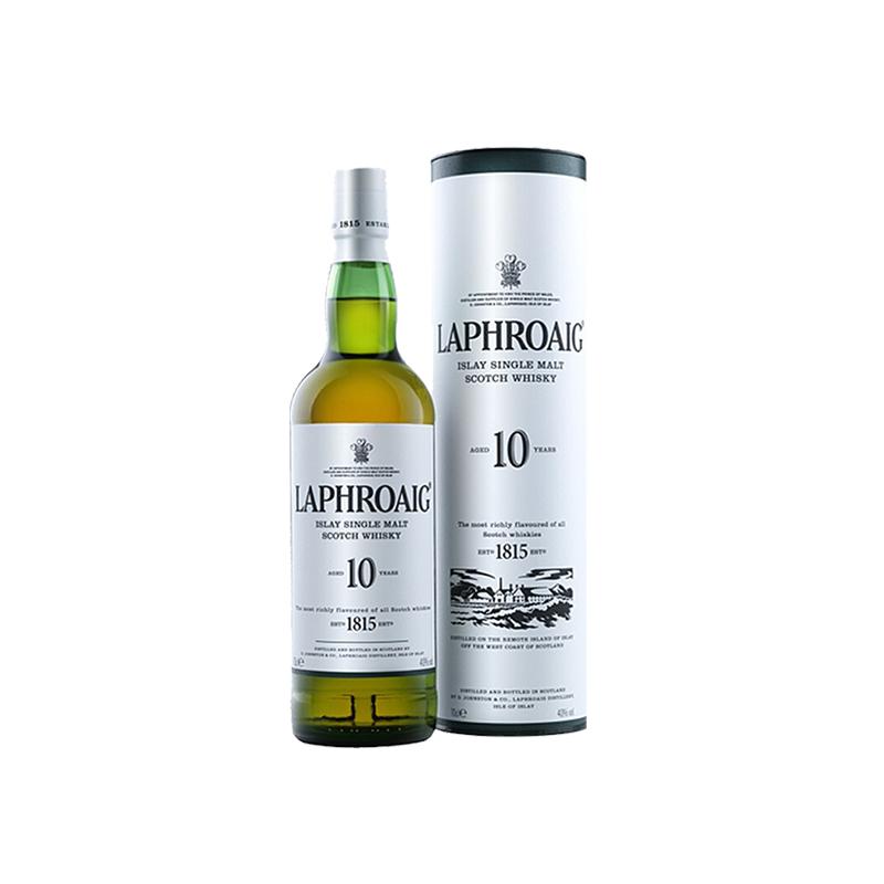 【自营】利富拉弗格10年苏格兰单一麦芽威士忌泥煤味洋酒700ml