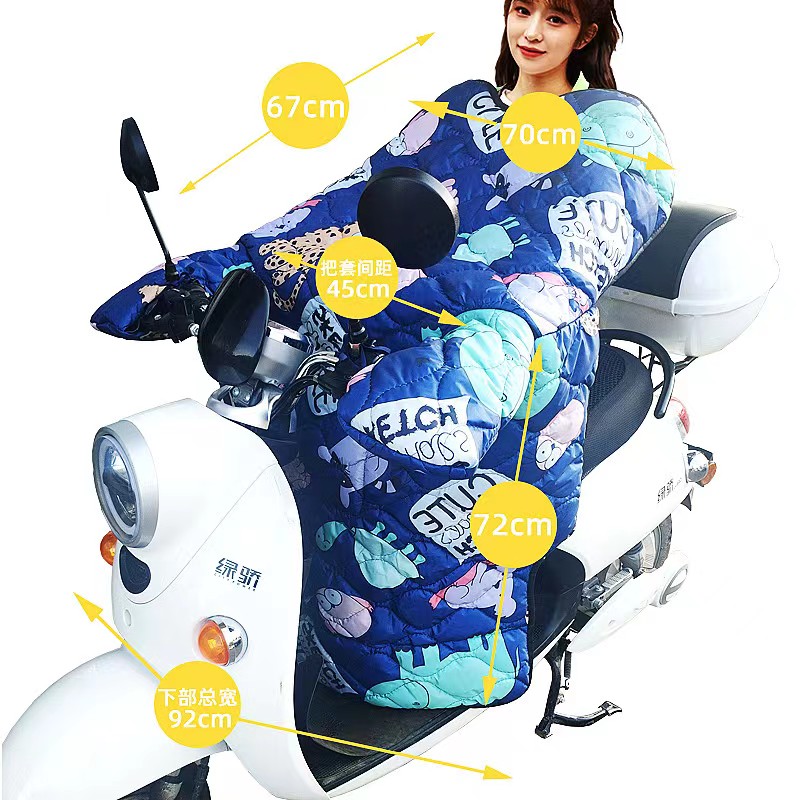 挡风被侧翼春秋款防水电动摩托车