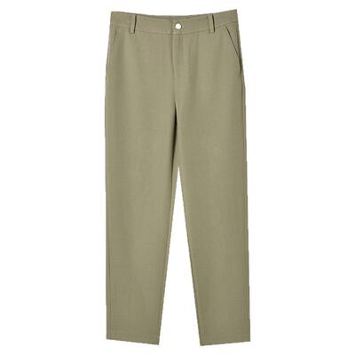 通勤九分裤窄版休闲裤