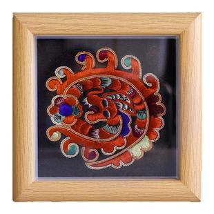 贵州文创苗绣相框摆件非遗伴手礼苗寨工艺品贵阳旅游纪念品生肖画